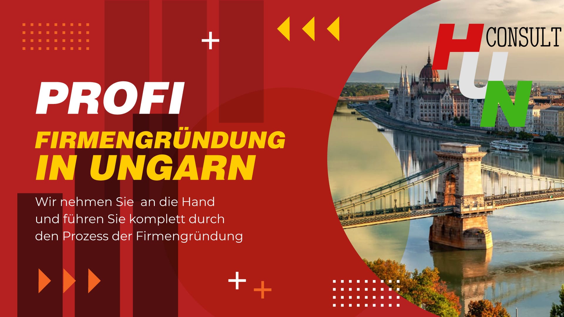 Professionelle Firmengründung in Ungarn mit HUNCONSULT - Bürogebäude und Geschäftsleute in Budapest