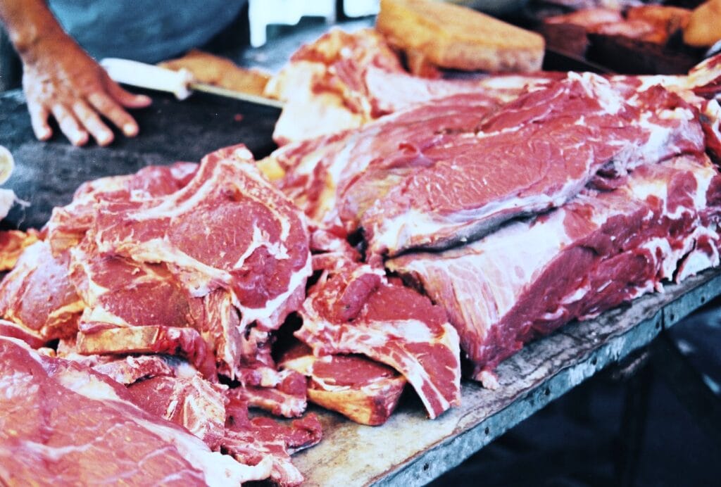 Rindfleisch knappheit Darstellung